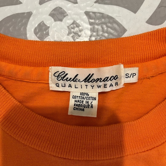 Vintage (80s or 90s) Club Monaco emblem t shirt - Picture 2 of 5